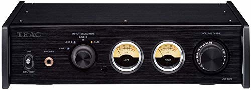 Teac AX-505-B Stereo wzmacniacz (115 watów na kanał, funkcja oszczędzania energii, wzmacniacz słuchawkowy, wejście cinch) czarny AX-505-S