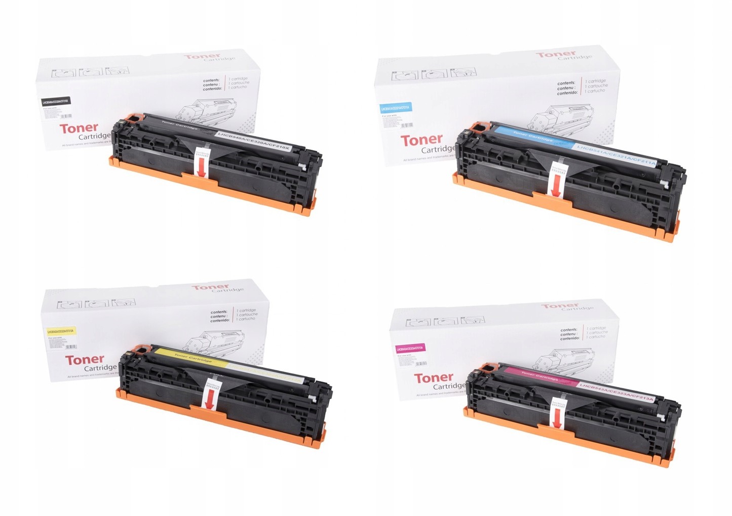 4X Toner do Canon MF623cw MF628cw LBP7100 CRG731