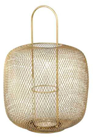 Broste Copenhagen Lampion Boden Gold XL