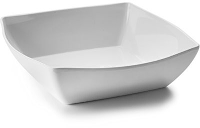 Lacor 63573 źródło, melamina, prostokątne, klasyczna, 33 x 33 x 9 cm, biały 63573