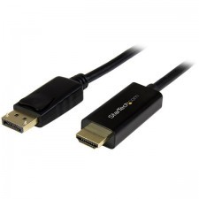 StarTech Kabel DP2HDMM1MB (DisplayPort M - HDMI M; 1m; kolor czarny) 2_187855