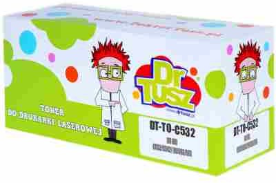 DrTusz Toner Zamiennik C532 6K do Oki 46490607) Błękitny)