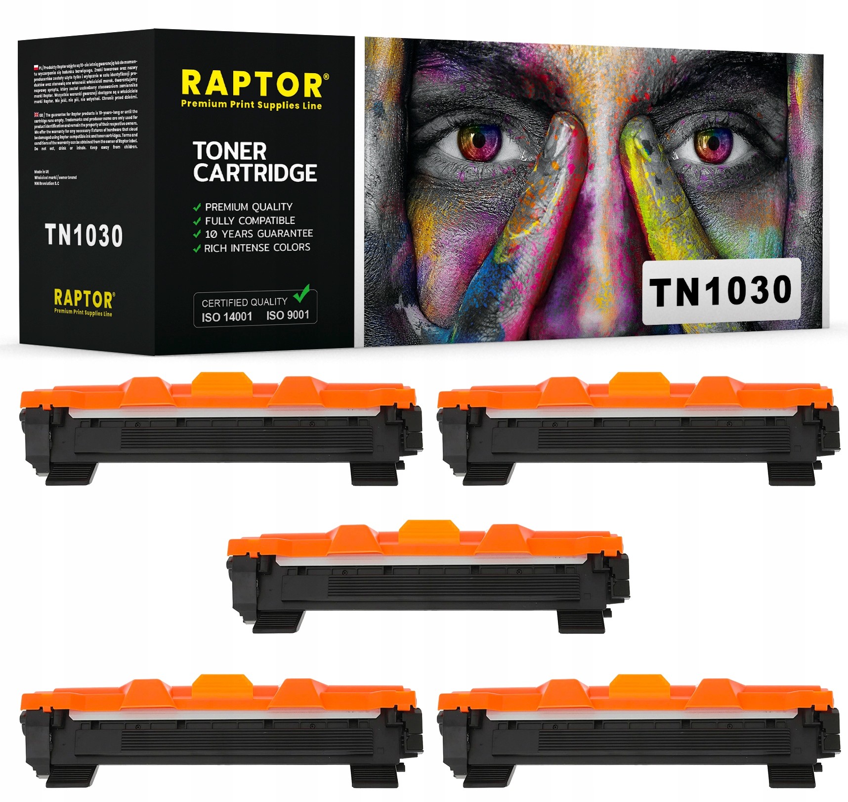 5x Toner do Brother HL-1210w HL-1211w TN1030