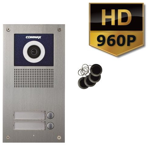 Commax DRC-2UCHD/RFID Kamera 2-abonentowa z regulacją optyki i czytnikiem RFID, optyka HD 960p DRC-2UCHD/RFID