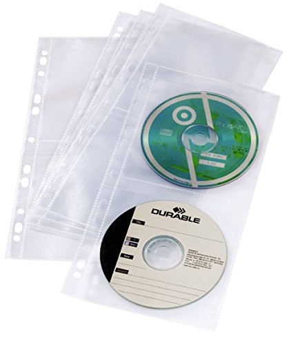 DURABLE Hunke & Jochheim CD/DVD pokrowiec Cover Light, Cover Light S, A4 Wąski, PG = szt., przezroczysty (5282-19)