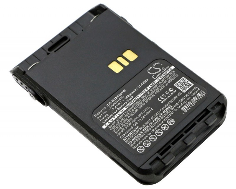 Cameron Sino MOTOROLA DP3441 PMNN4440 1600mAh 11.84Wh Li-Ion 7.4V Cameron Sino)