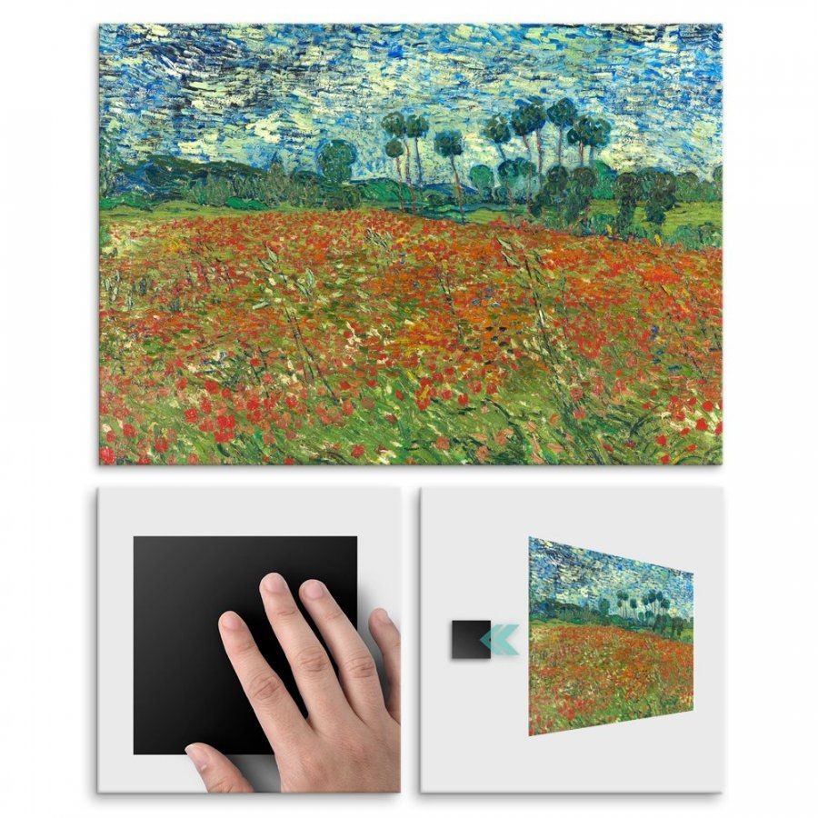 Pix4home Plakat metalowy Vincent van Gogh Poppy field L POS-L-02124