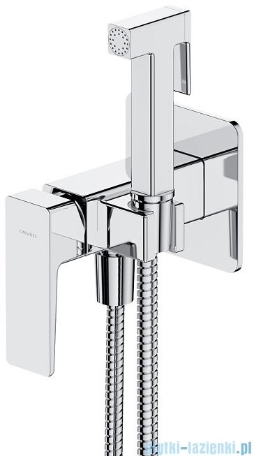 Omnires Parma system bidetowy podtynkowy chrom SYSPMBI2CR