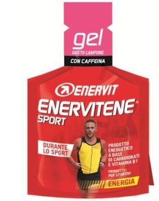 Enervit żel energetyczny ENERVITENE BCAA malinowy z kofeiną