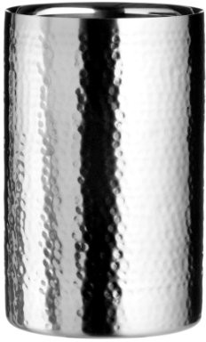 Premier Housewares kubełek do chłodzenia szampana, ze stali szlachetnej, z efektem uderzeń młotkiem FBA_508907
