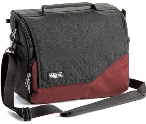 Think Tank Mirrorless Mover 30i torba na zdjęcie na system 1 (D-SLM aparat) z obiektywem, 3  4 (dłuższy czas) obiektywy, iPad i akcesoria (Deep Red) 006746