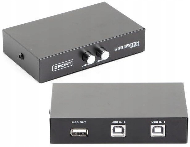 Przełącznik 2 komputery 1 drukarka Usb Szczecin v2