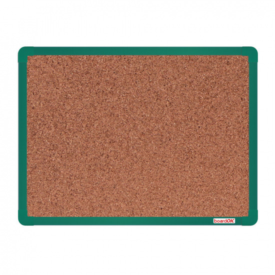 boardOK Tablica korkowa boardOK, 60 x 45 cm, zielona rama VOK060045-3400