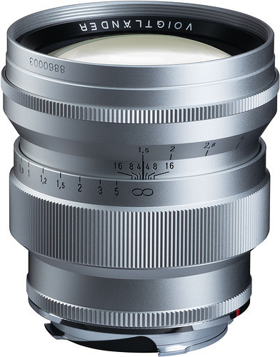 Voigtlander 75mm f/1.5 Nokton VM Leica M Srebrny
