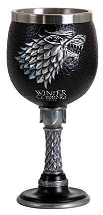 Game of Thrones Kielich  Deluxe cienie Wilk zima IS Coming 190 ML 17 cm B3696J7