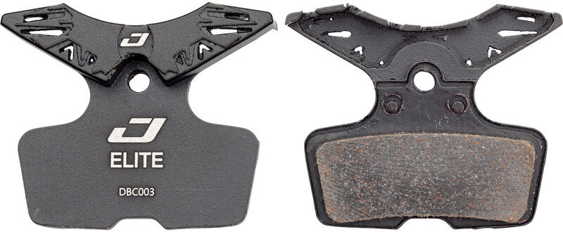 Jagwire Elite Disc Brake Pads Semi-Metallic for SRAM Code RSC A1/Code R B1, czarny 2022 Klocki do hamulców tarczowych 18022482