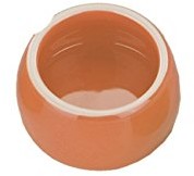 Nobby Keramik pojemnik na pokarm, 125 ml, pomarańczowy