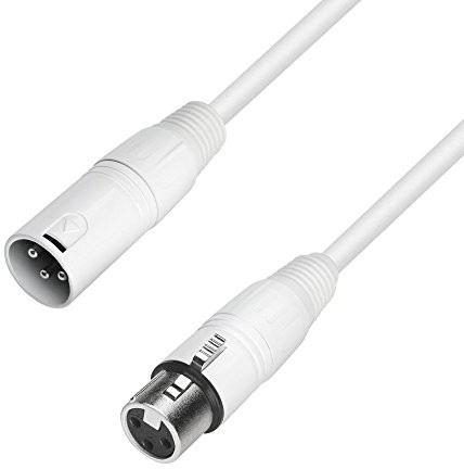 ah Cables AH Cables k4mmf1000-Snow mikrofon, (rean-wtyczka kabla: XLR Male na XLR Female) Biały K4MMF1500-SNOW