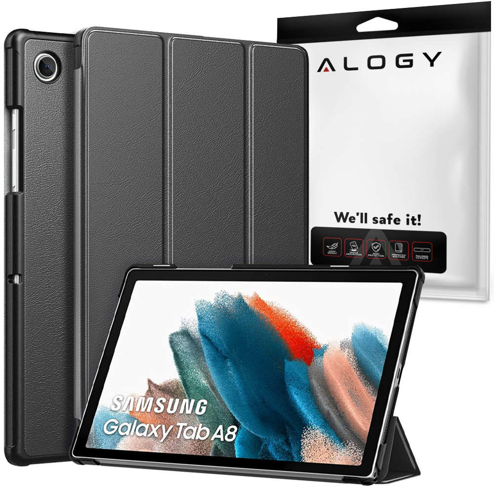 Samsung Alogy Etui Alogy Book Cover do Galaxy Tab A8 2021 SM-X200/SM-X205 Szary 12002X23