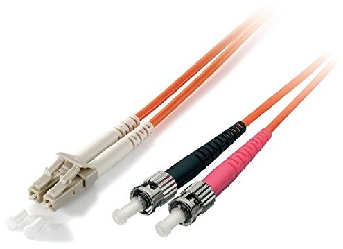 Equip LWL Patch Cable LC-> ST 10.00 m Single Mode Duplex OS2 YEL 254236