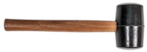 MODECO Młotek Gumowy Trzonek Drewniany 650G.