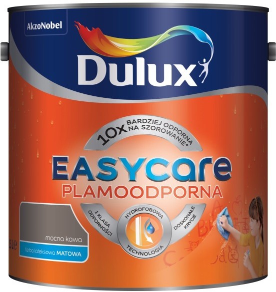 Dulux Farba Easy Care mocna kawa 2,5L