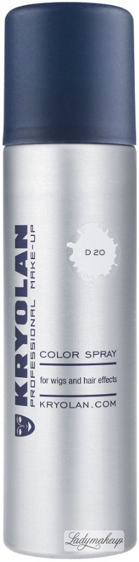 SPRAY Kryolan KRYOLAN - Color Biały lakier do włosów - 150ml - ART. 2250