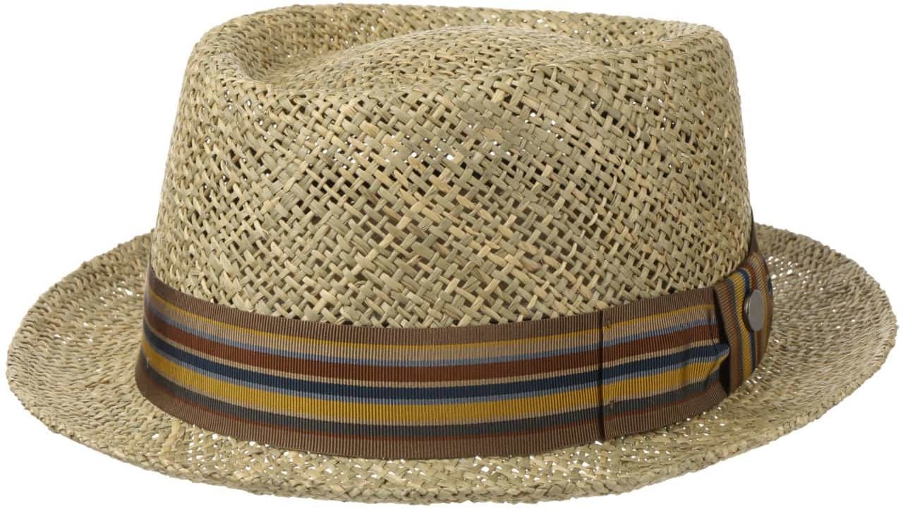 Kapelusz Słomkowy Montappo Pork Pie by Lierys, naturalny-brązowy, XL (60-61 cm)