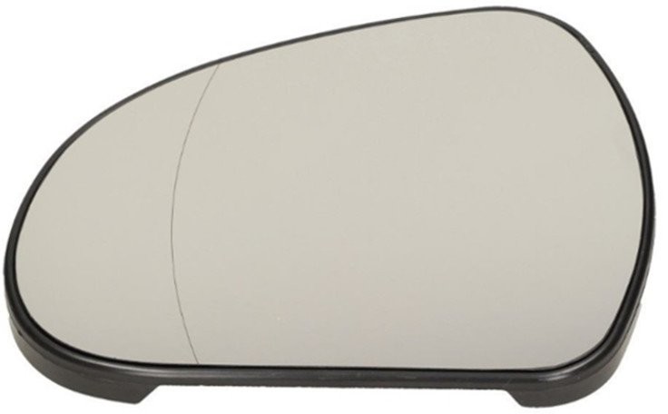 ALKAR Szkło lusterka z mocowaniem lewe, asferyczne, biale Peugeot 308 2007- 6401284