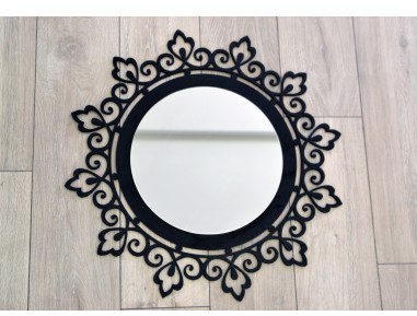 Dekoracyjne lustro w ażurowej ramie LARA, Ażurowe lustro: LARA 65