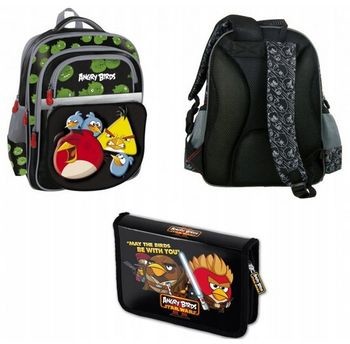 Derform Angry Birds plecak szkolny piórnik