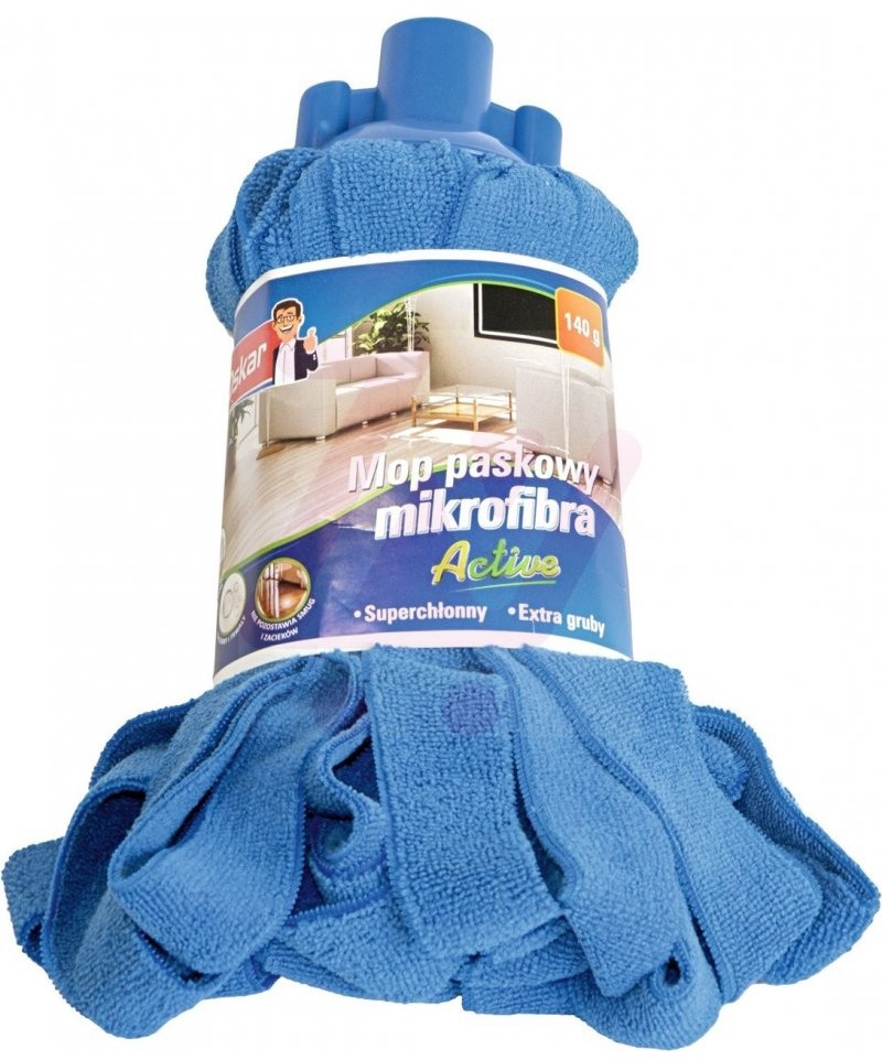 Oskar Delko Mop paskowy ACTIVE mikrofibra 140g