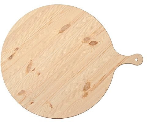 HABI Habi Tanne Polenta deska do krojenia z uchwytem, drewno, brązowa, 58 x 45 x 3 cm 8003512698248