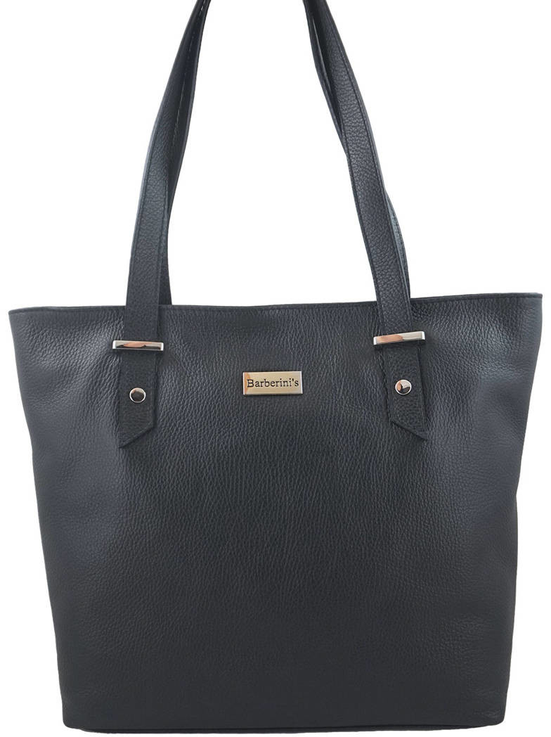 Barberini's Shopper bag - duże torebki miejskie - Czarne 923-1