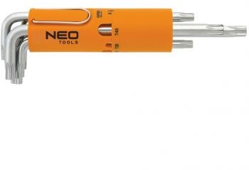 NEO-TOOLS Klucze imbus Torx T10-T50 zestaw 8 sztuk 09-514