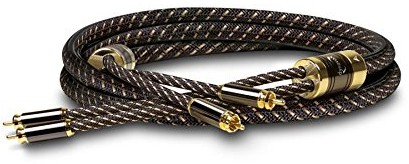 DynaVox Dynavox Black Line High-End HiFi stereo cinch Cable 1,5 m 207481