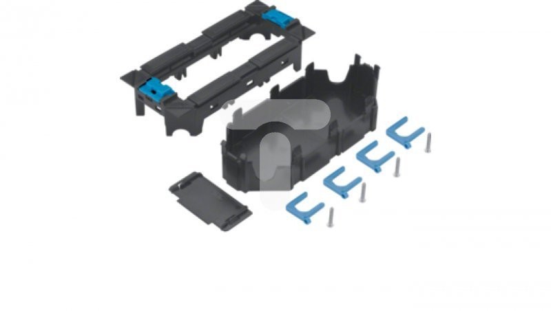 Hager polo tehalit.GB-EG Puszka montażowa 3-krotna 45x45mm PC-ABS czarny GTVR300 GTVR300