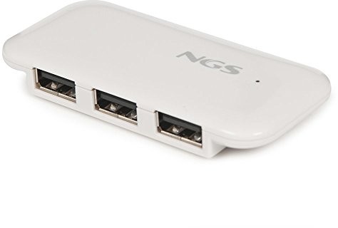 NGS iHub4 Compact Active 4-portowy koncentrator USB 2.0 - biały IHUB4