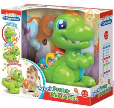 Clementoni Ząbek psotny dinozaurek 60244