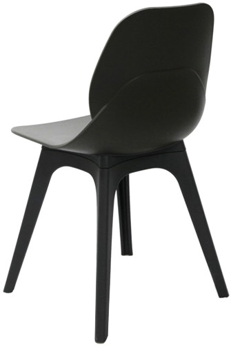 King Home Krzesło King Bath Leaf DSX czarne CT-619.DSX.CZARNY