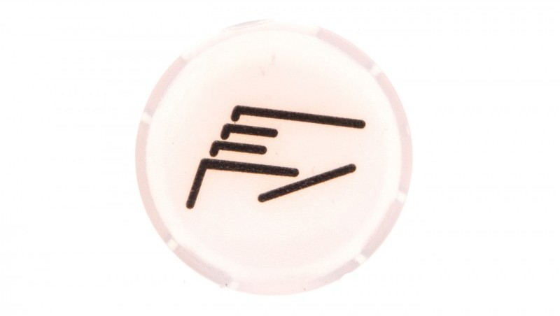 Eaton Soczewka przycisku 22mm płaska biała z symbolem RECZNE M22-XDL-W-X9 218307 218307