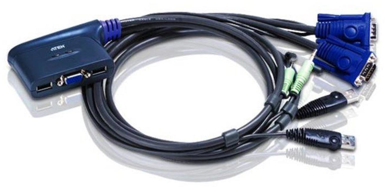 Aten 2 PORT USB KVM Przełącznik KVM. (CS62US-A7)