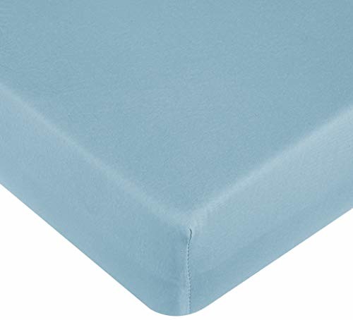 Träumeland TT02131 prześcieradło z gumką Jersey błękit oceanowy, 40 x 90 cm, wielokolorowe