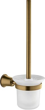Omnires Szczotka do WC wisząca 38cm RETRO brąz antyczny,Art Line AL53620BR ART LINE