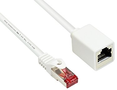 Good Connections Cat.5e kabel krosowy Ethernet LAN z zabezpieczeniem zatrzasku RNS, SF/UTP, 100 MHz, sieci Ethernet Gigabit-capable (10/100/1000 Base-T) np. do Patch Panel, przełącznik, router, modem 8063VR-100W
