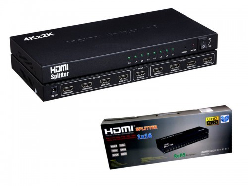 Spacetronik Rozgałęźnik HDMI 1/16 SPH-RS116V4A HDMIROZG116SPACE