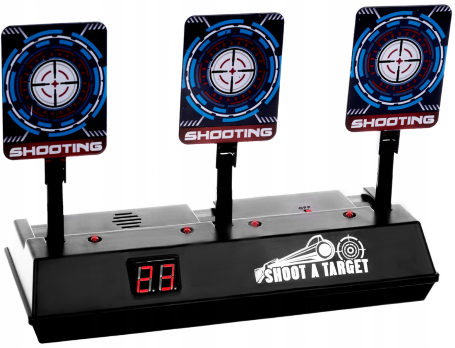 Hasbro Tarcza Elektryczna Wyrzutnia Strzelnica 5 Cel