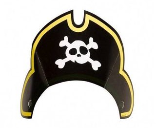 Amscan Czapka pirata 8 szt 9902129