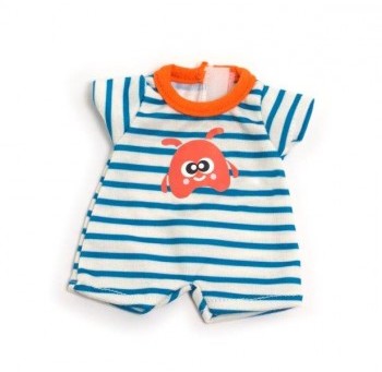 Miniland Ubranko dla lalki 21 cm piżamka w paseczki