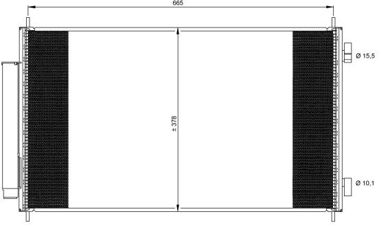 NRF Skraplacz, klimatyzacja NRF 35864